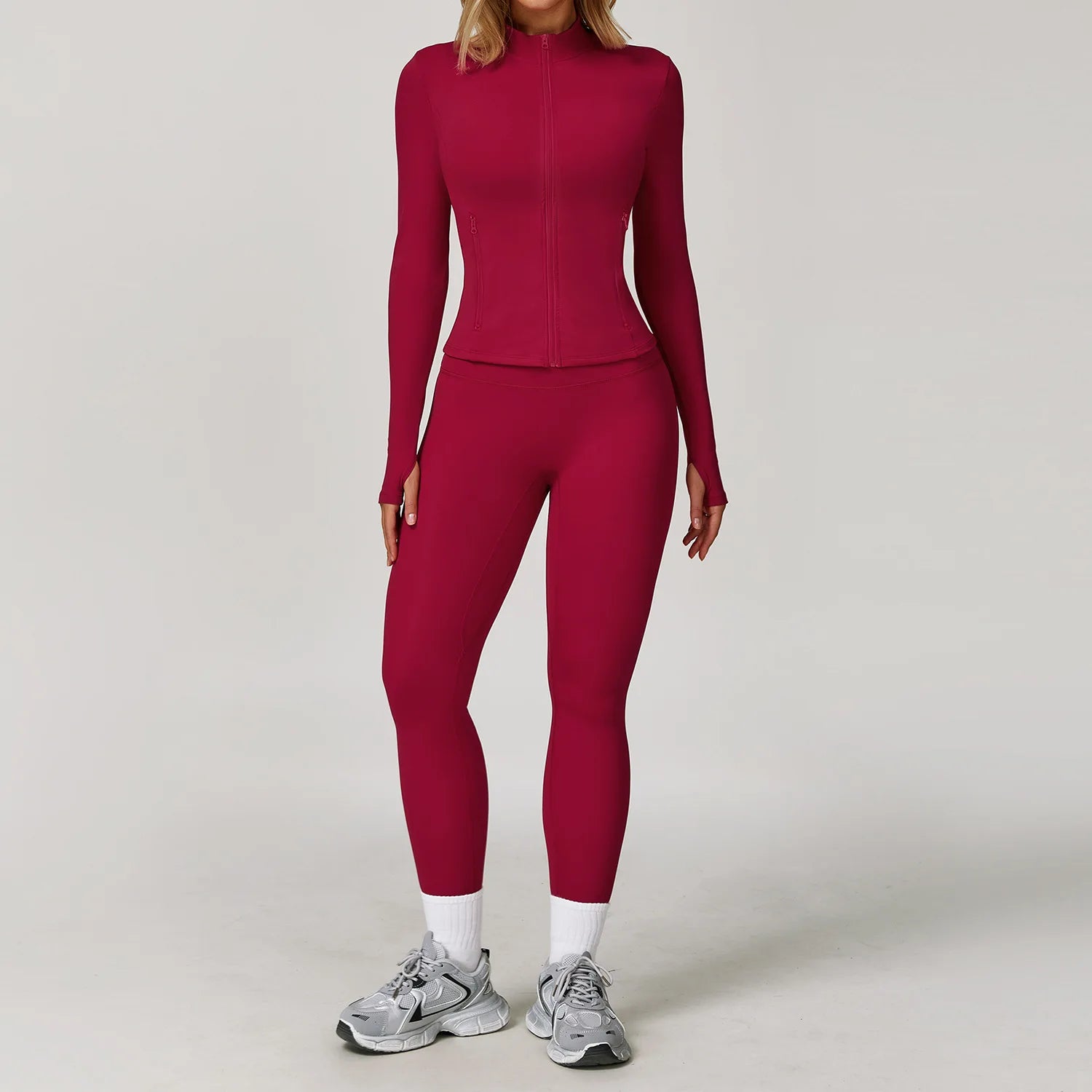 2/3PCS Yoga Suit Sports Set Gym Set Women Tracksuit Running Workout Clothes Long Sleeve Sports Bra Athletic Wear Yoga Clothing