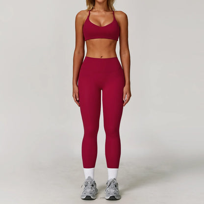 2/3PCS Yoga Suit Sports Set Gym Set Women Tracksuit Running Workout Clothes Long Sleeve Sports Bra Athletic Wear Yoga Clothing